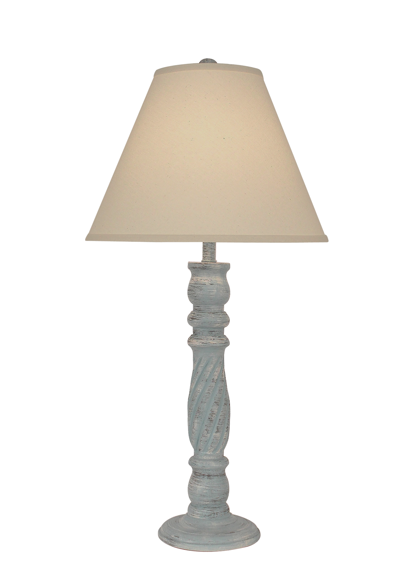 Coast Lamp Manufacturing 32"H Atlantic Gray Swirl Candlestick Table Lamp