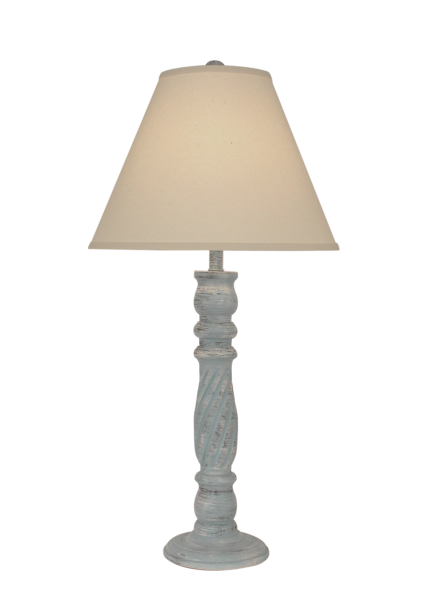 Coast Lamp Manufacturing 32"H Atlantic Gray Swirl Candlestick Table Lamp