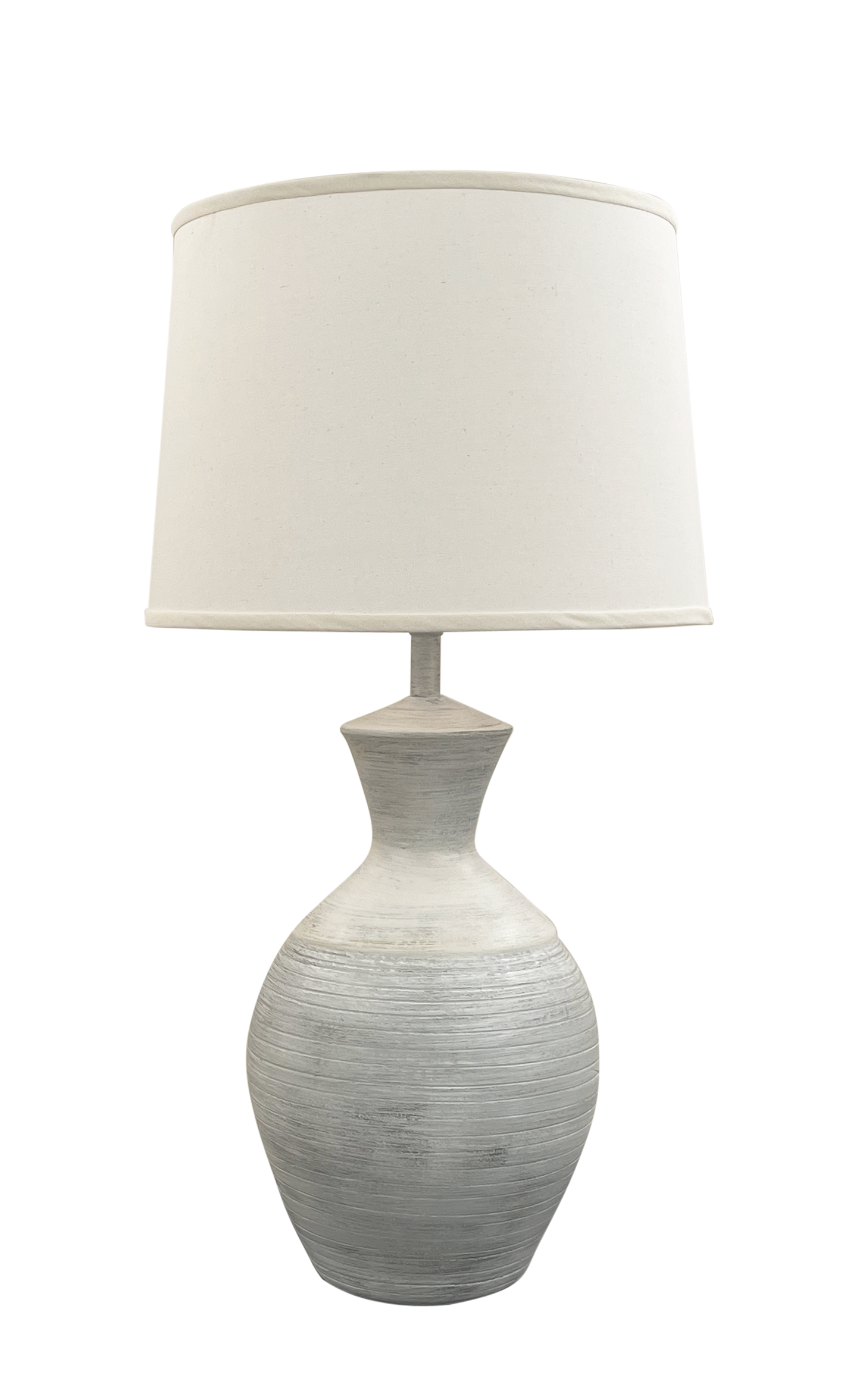 Coast Lamp Manufacturing 32"H Lined Vase Table Lamp
