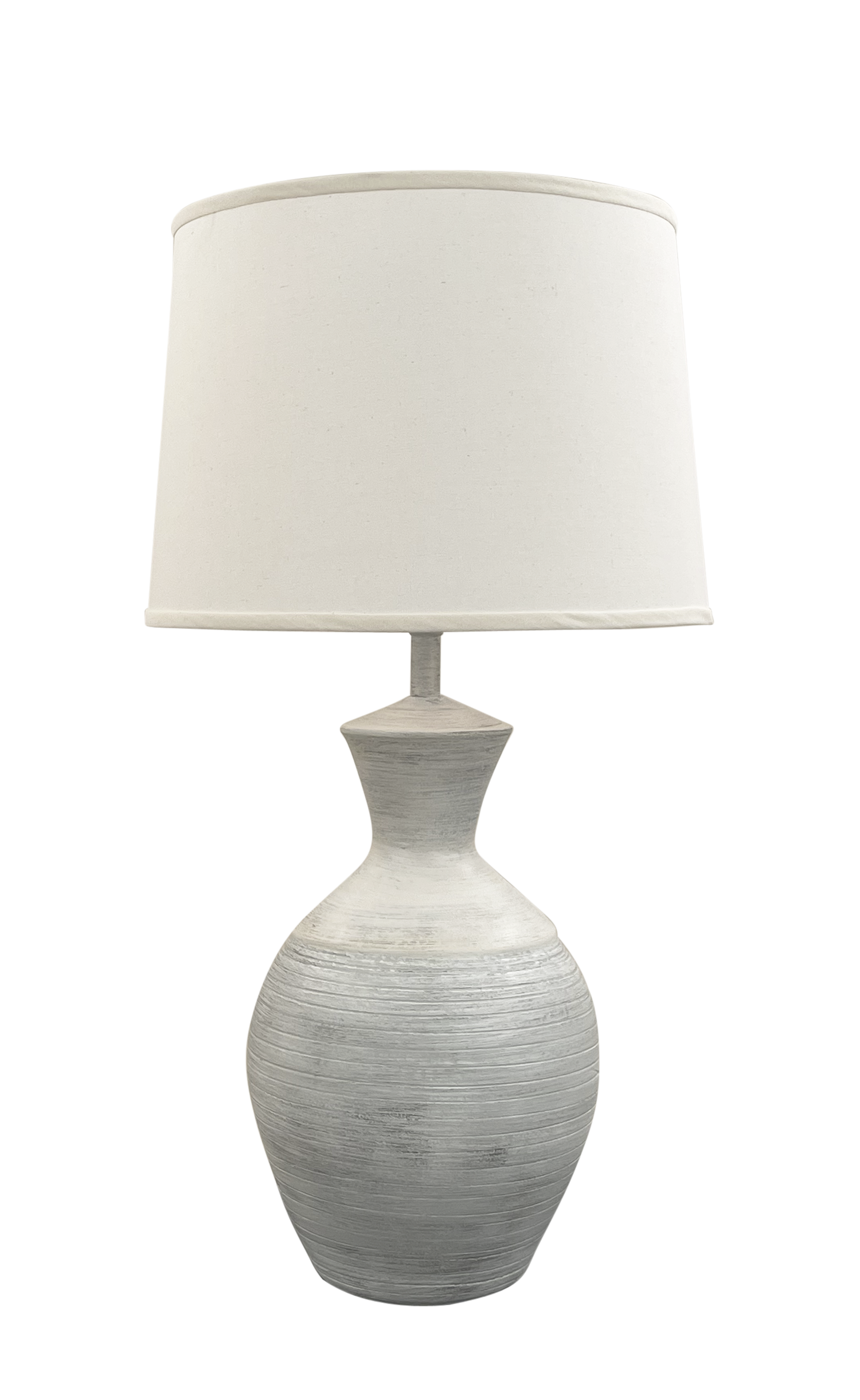 Coast Lamp Manufacturing 32"H Lined Vase Table Lamp