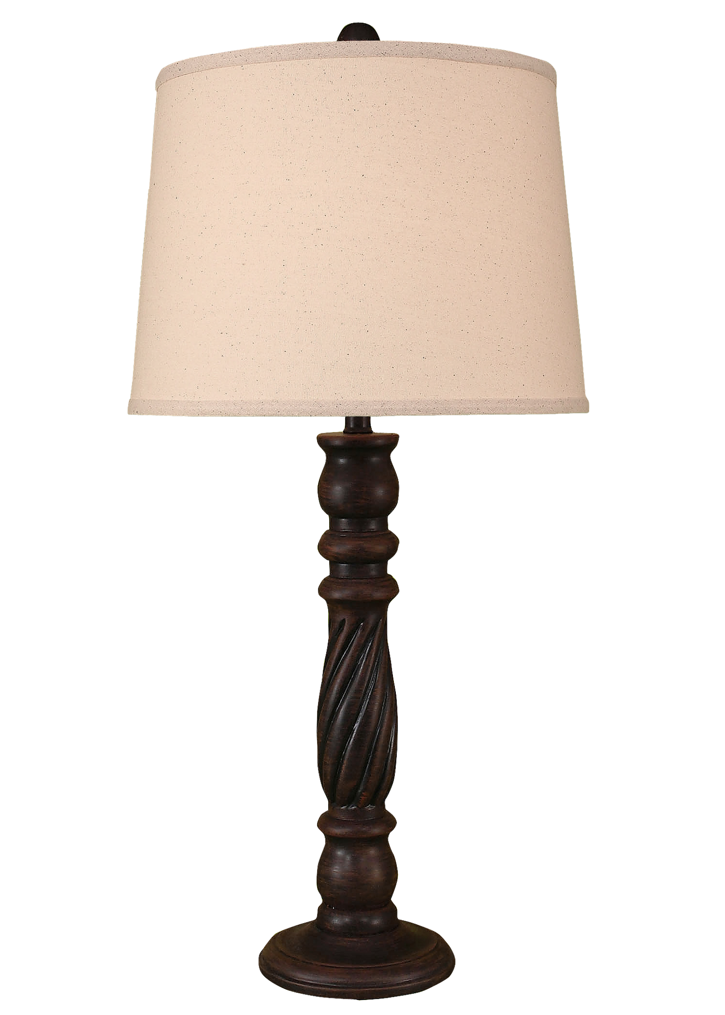 Coast Lamp Manufacturing 32"H Rust Streaked Swirl Table Lamp