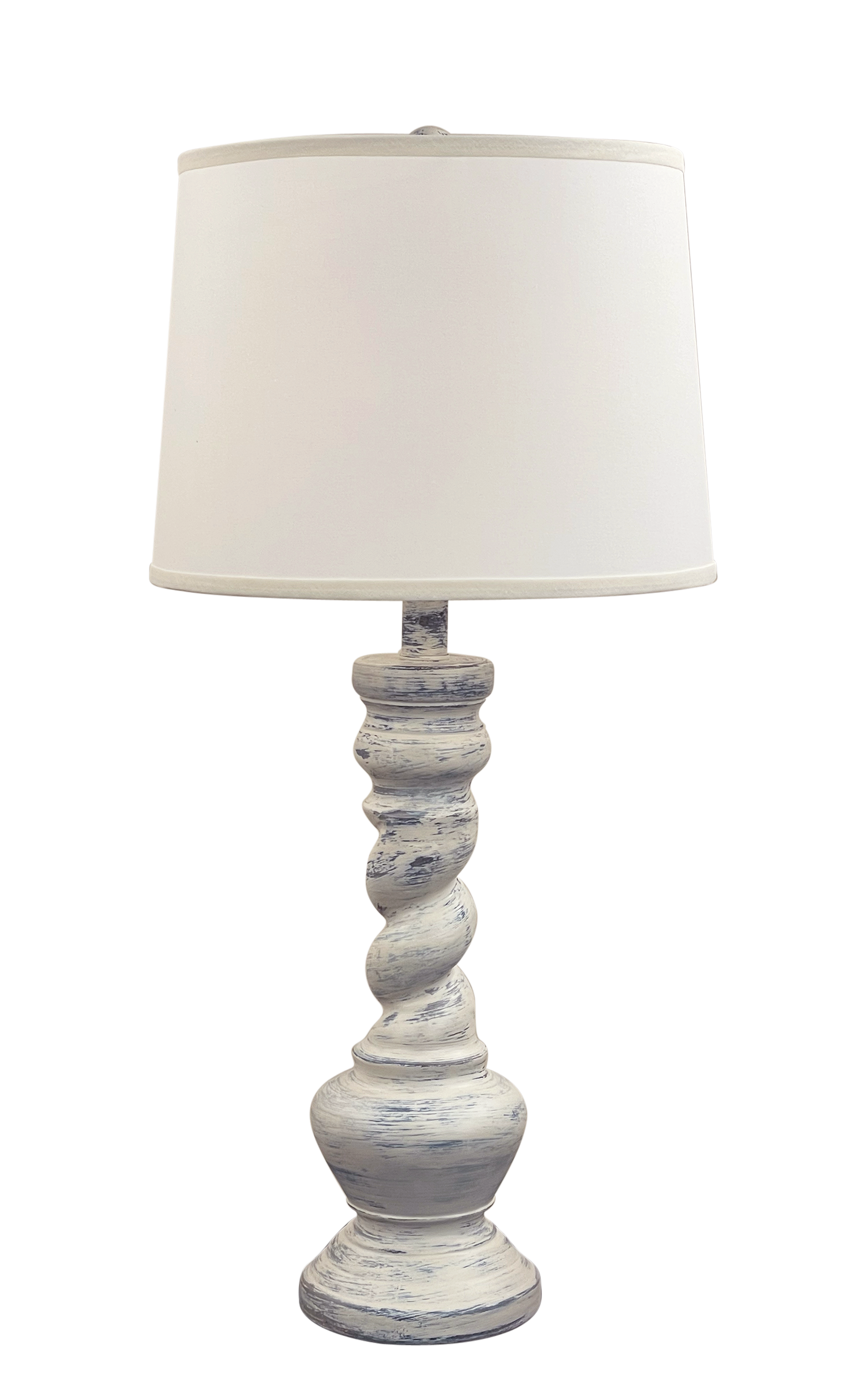 Coast Lamp Manufacturing 32"H Shabby Nautical Country Twist Table Lamp