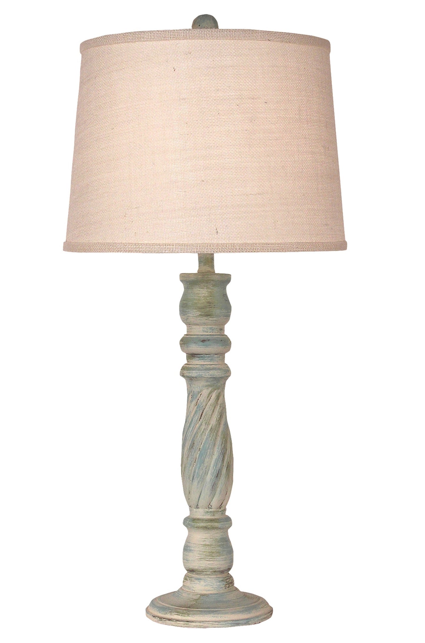 Coast Lamp Manufacturing 32"H Shabby Summer Swirl Table Lamp