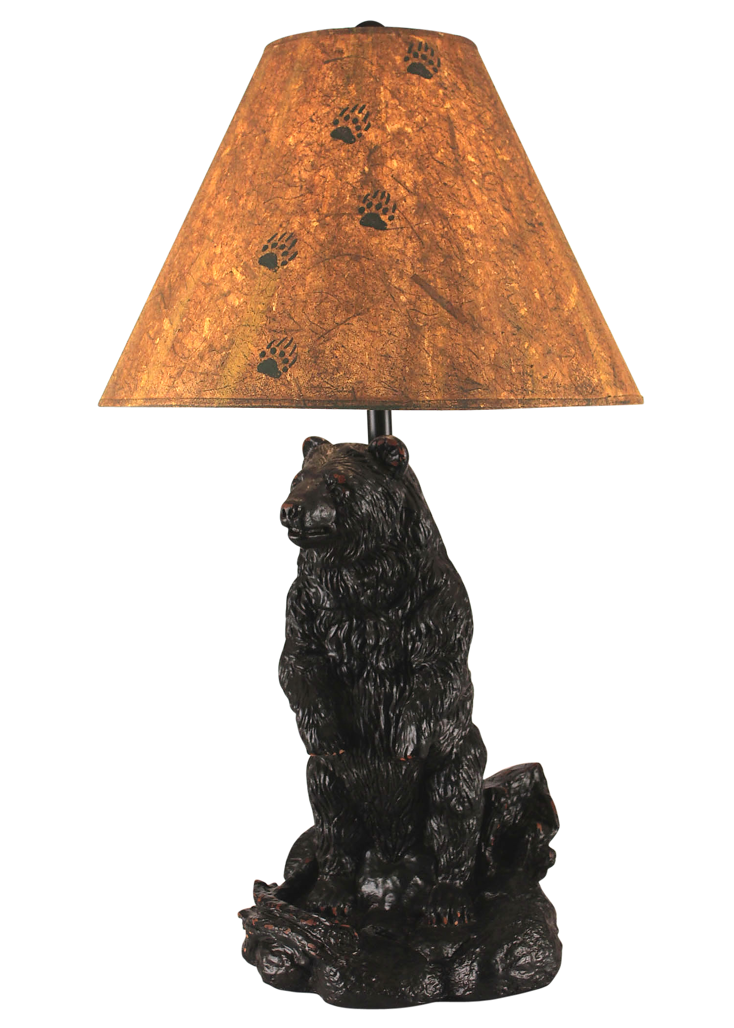 Coast Lamp Manufacturing 32"H Standing Bear Table Lamp