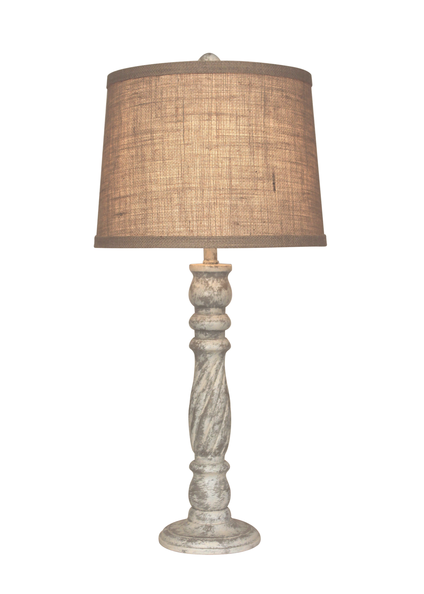 Coast Lamp Manufacturing 32"H Stone Swirl Table Lamp