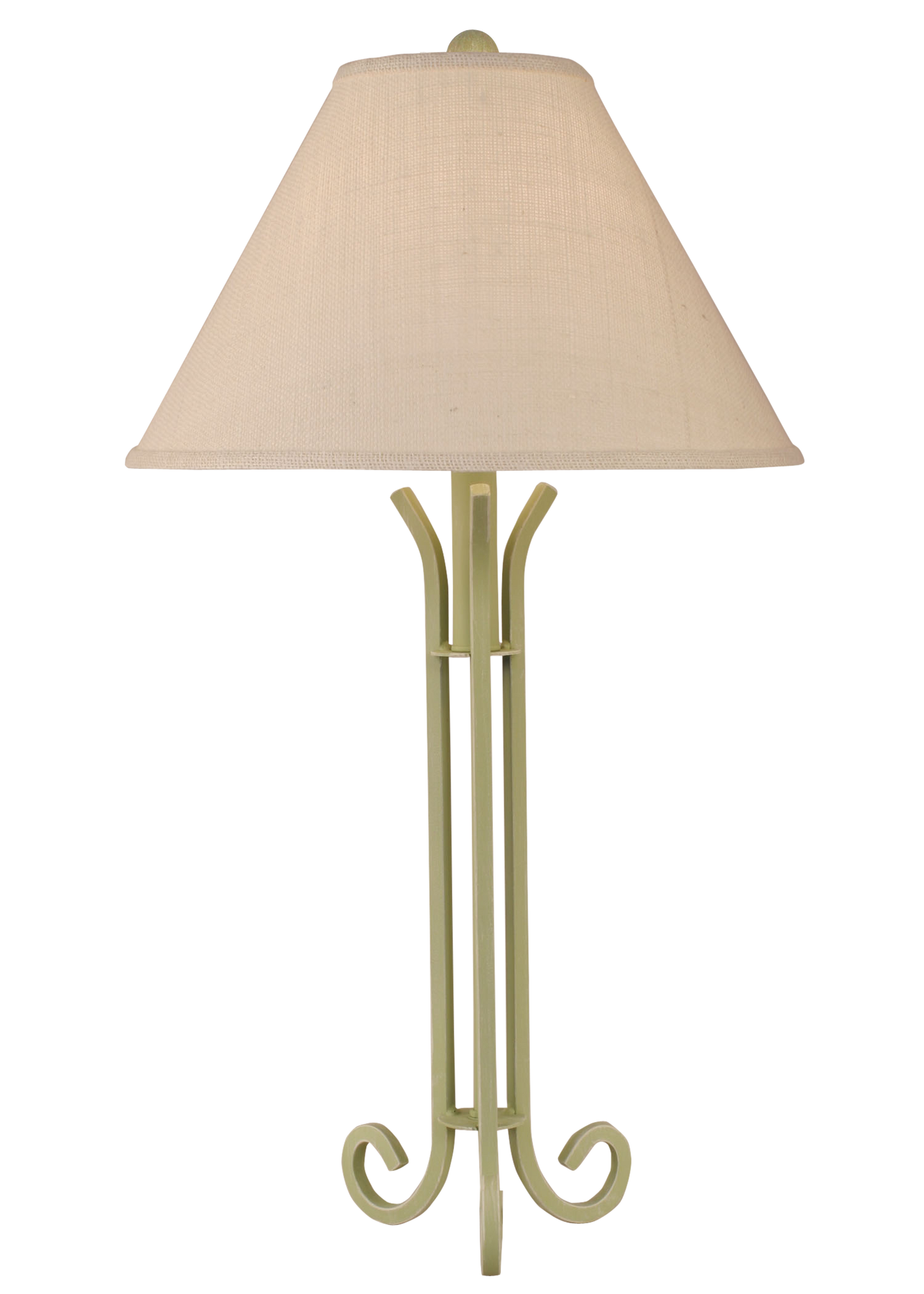 Coast Lamp Manufacturing 32"H Weathered Seagrass Iron Iron 3-Footed Accent Table Lamp