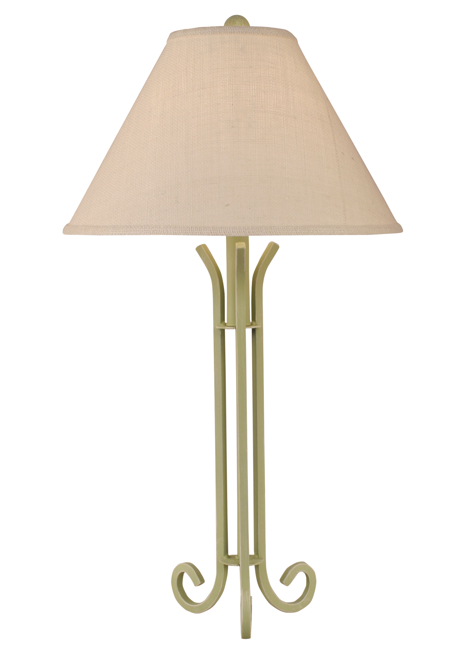 Coast Lamp Manufacturing 32"H Weathered Seagrass Iron Iron 3-Footed Accent Table Lamp