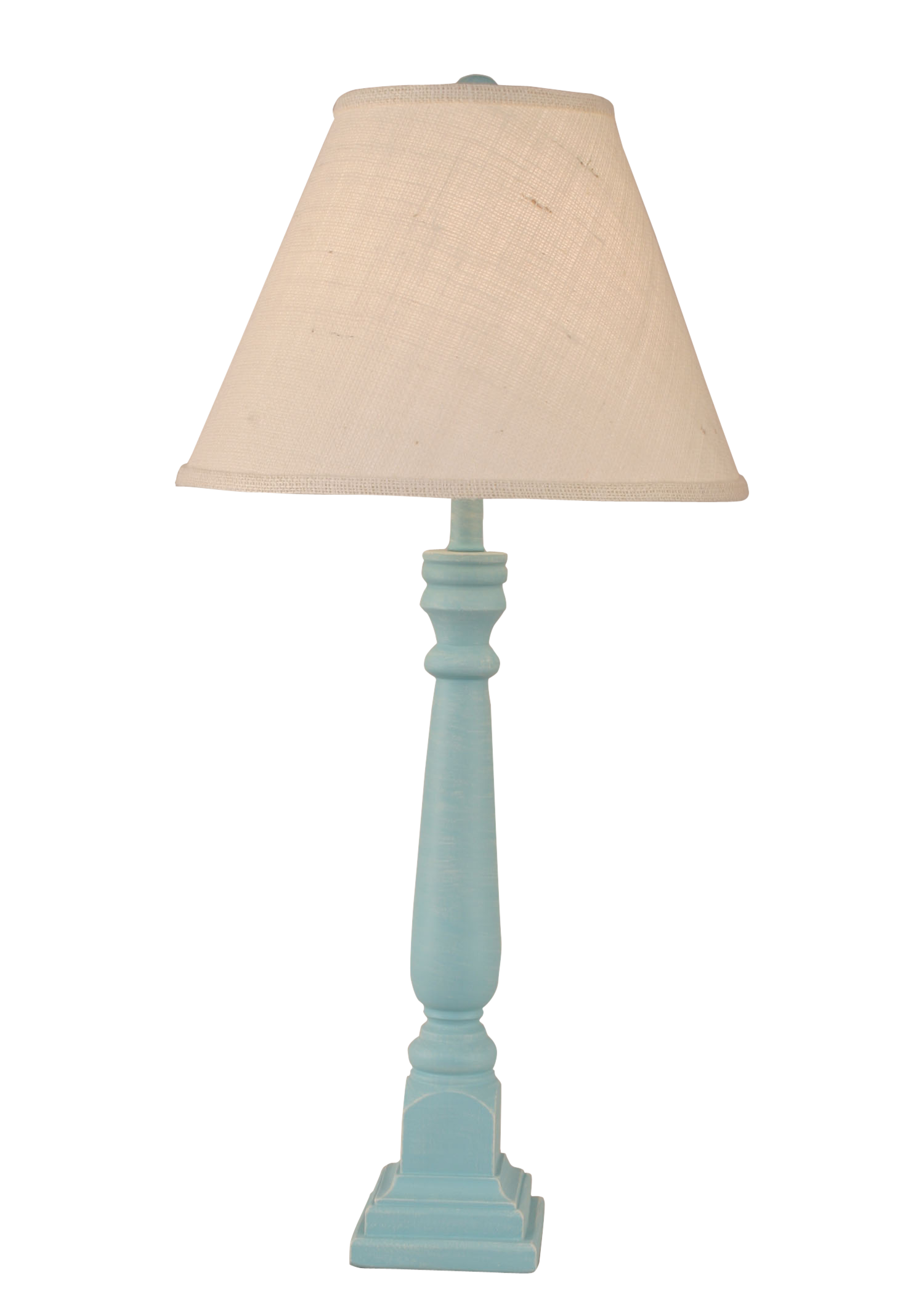 Coast Lamp Manufacturing 32"H Weathered Turquoise Sea Square Buffet Table Lamp