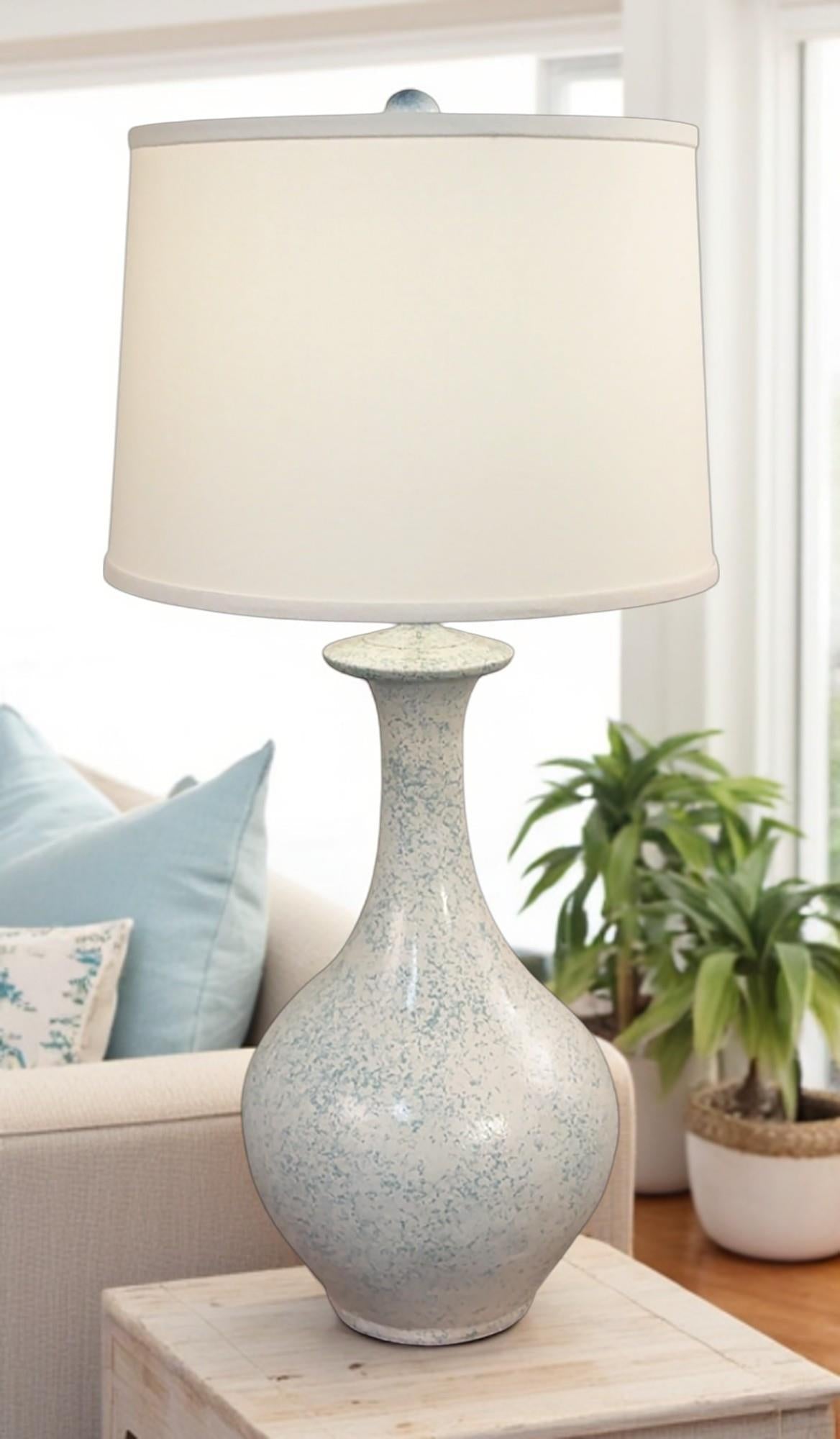 Coast Lamp Manufacturing 33" Sponged Nude/Seaside Villa Tall Faux Stone Pot