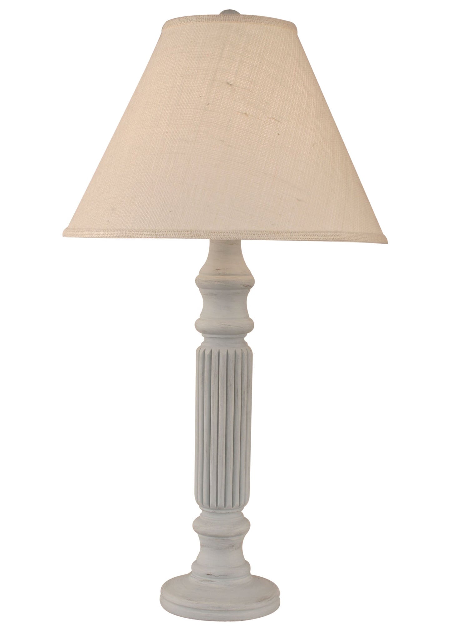 Coast Lamp Manufacturing 33"H Cottage Seaside Villa Ribbed Table Lamp