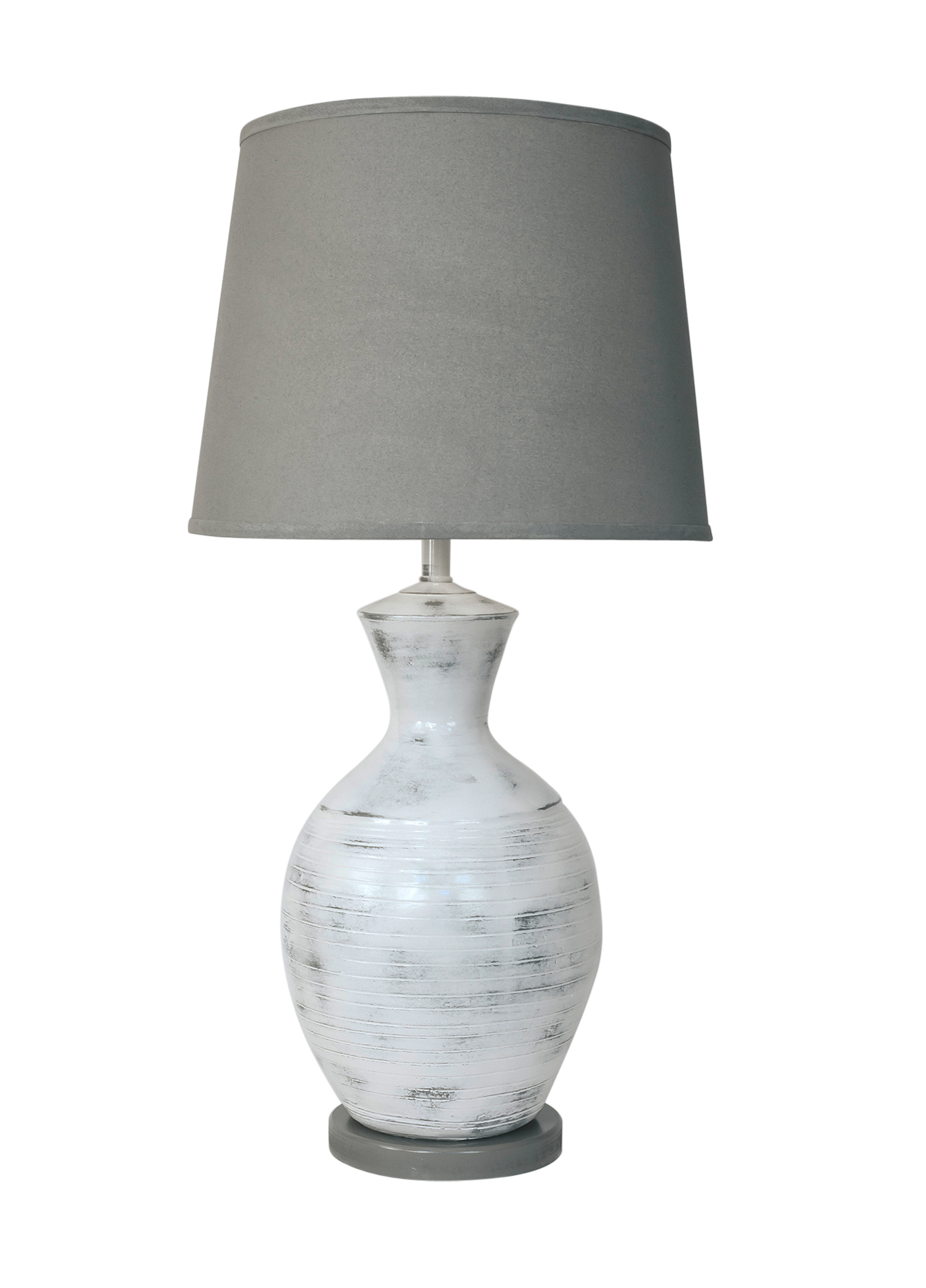 Coast Lamp Manufacturing 33"H Lined Vase Table Lamp