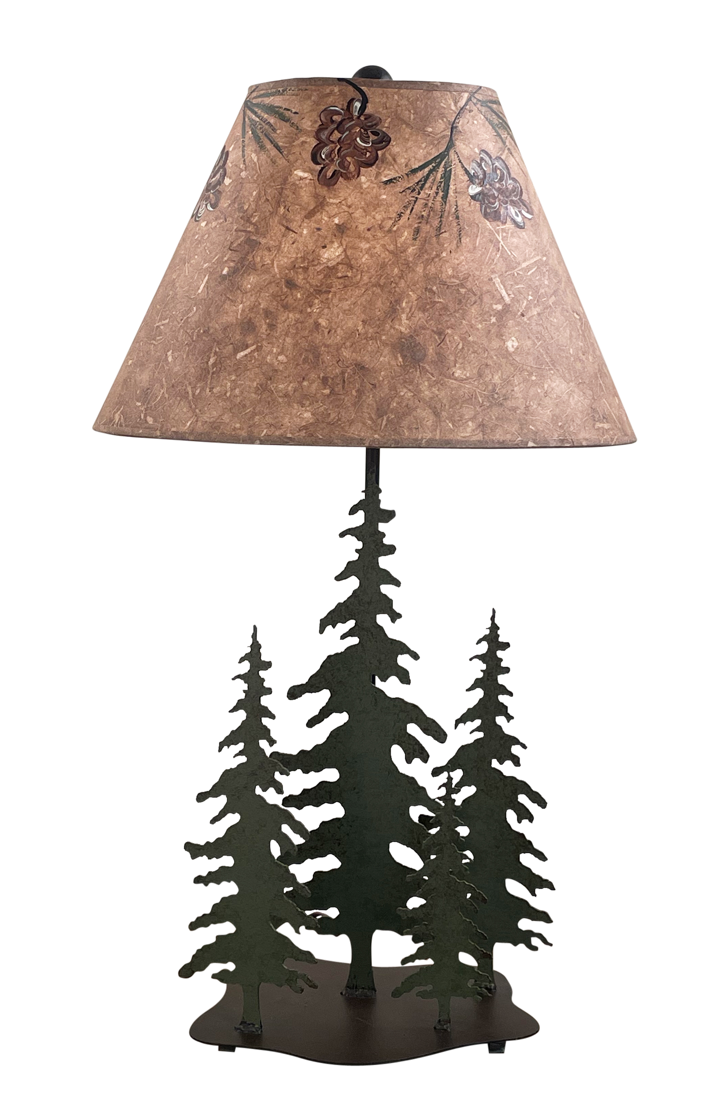 Coast Lamp Manufacturing 33"H Pine 4 Trees Table Lamp