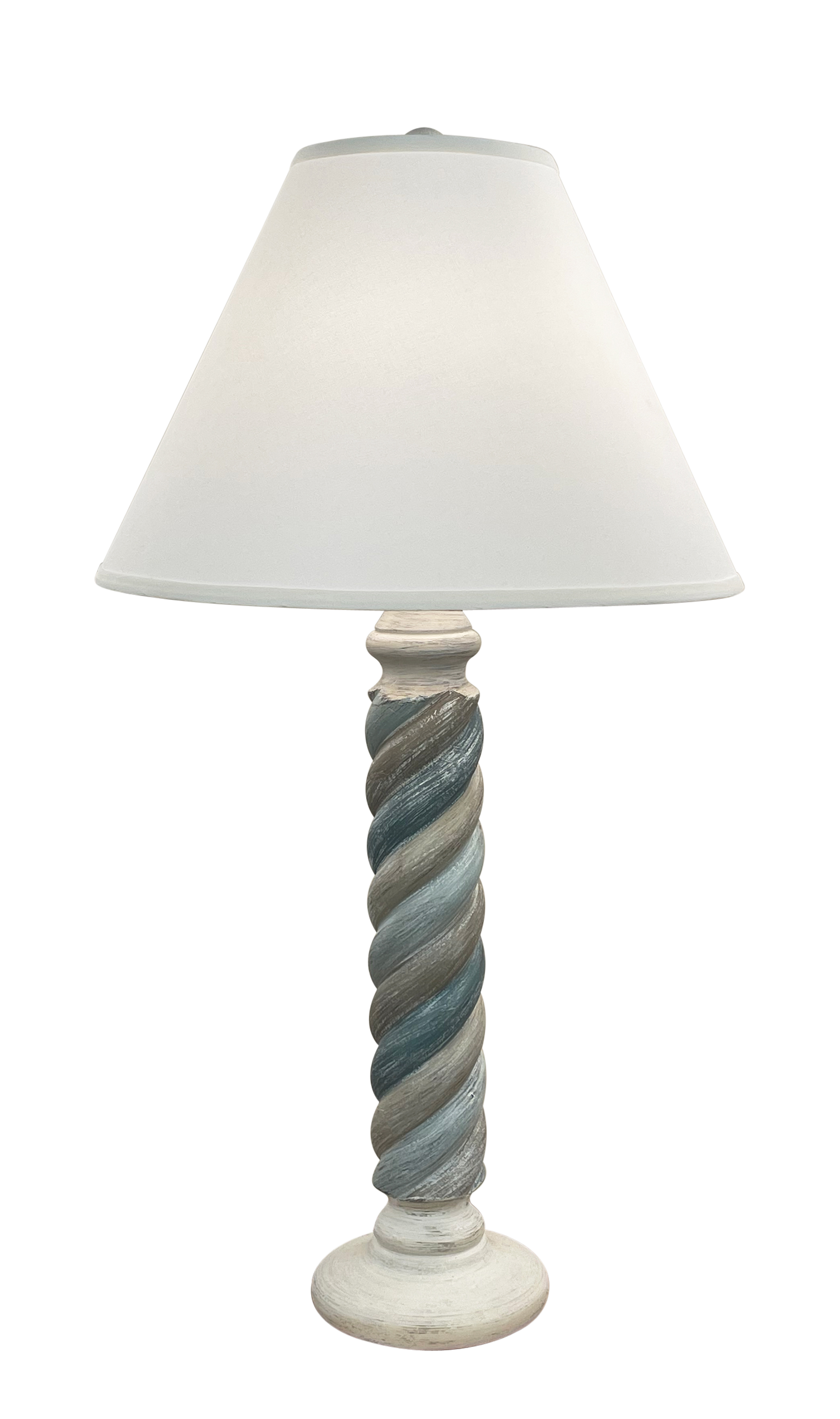 Coast Lamp Manufacturing 33"H Tide Small Rope Table Lamp