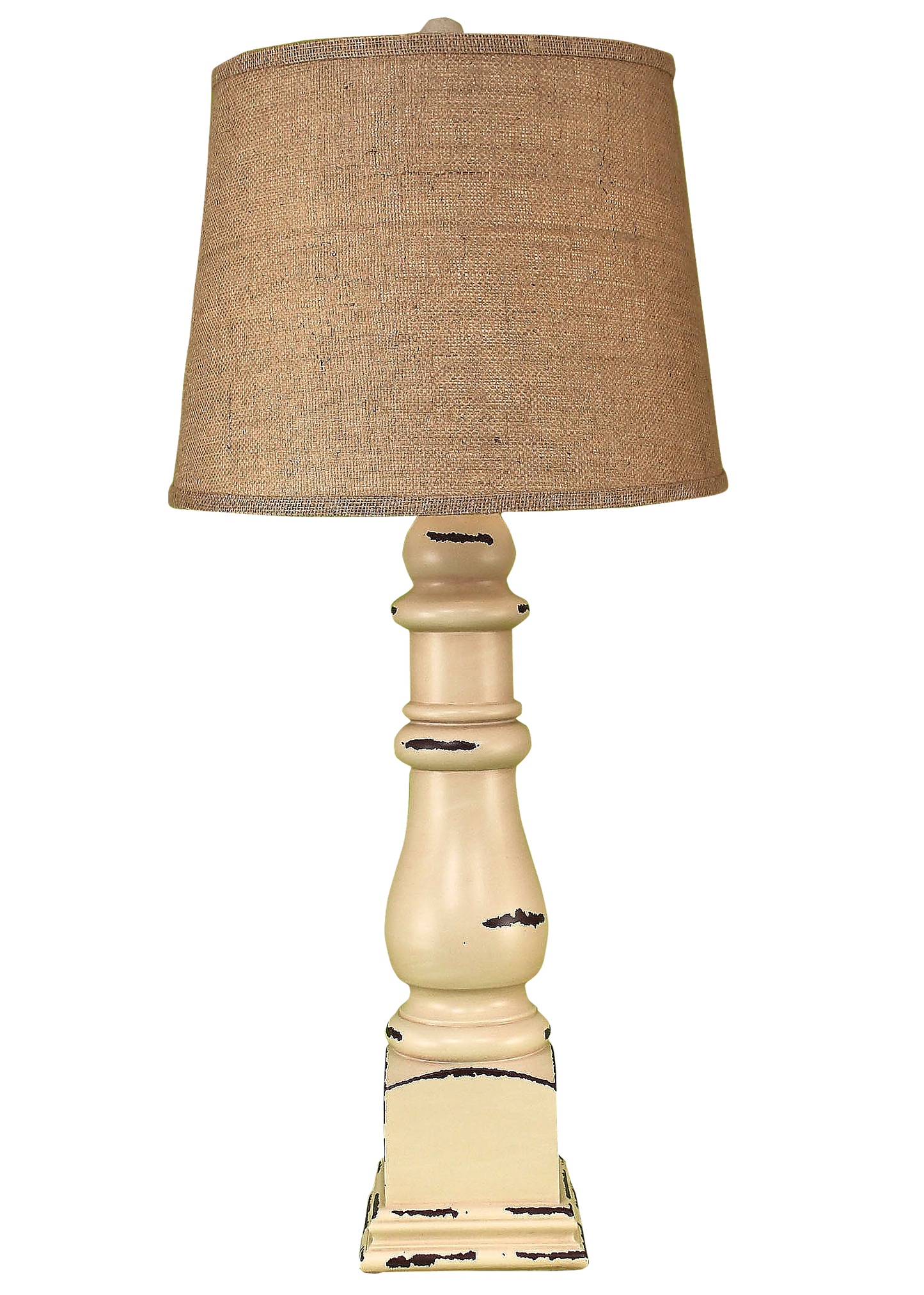 Coast Lamp Manufacturing 34"H Distressed Cottage Country Squire Table Lamp