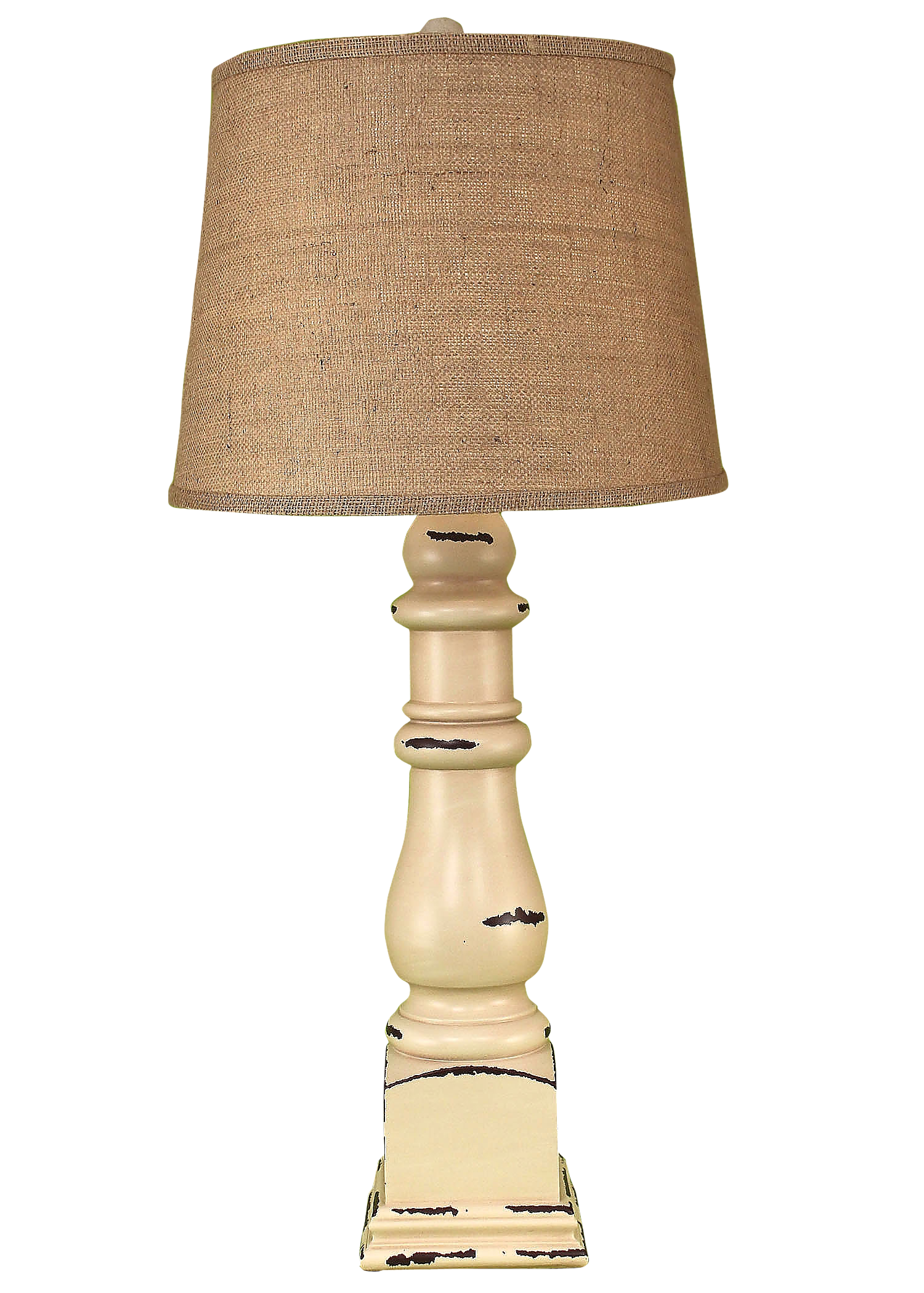 Coast Lamp Manufacturing 34"H Distressed Cottage Country Squire Table Lamp