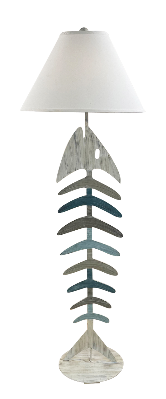 Coast Lamp Manufacturing 61"H Cottage Tide Bonefish Floor Lamp