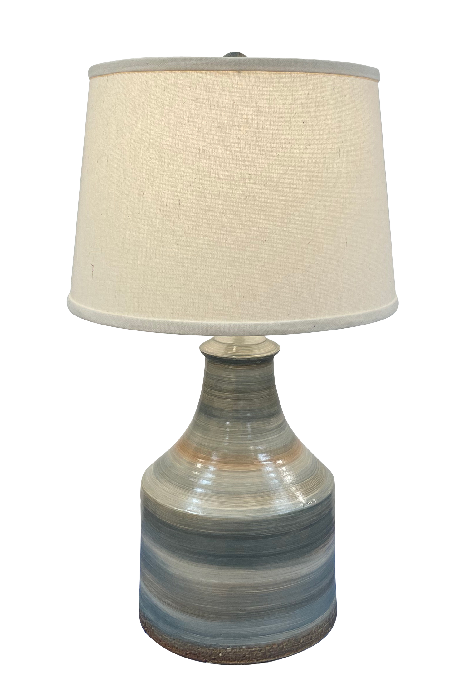 Coast Lamp Manufacturing Coastal Living 25"H Overboard Wide Clay Jug Table Lamp