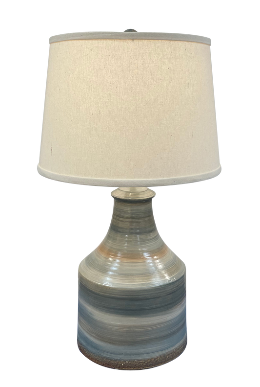 Coast Lamp Manufacturing Coastal Living 25"H Overboard Wide Clay Jug Table Lamp