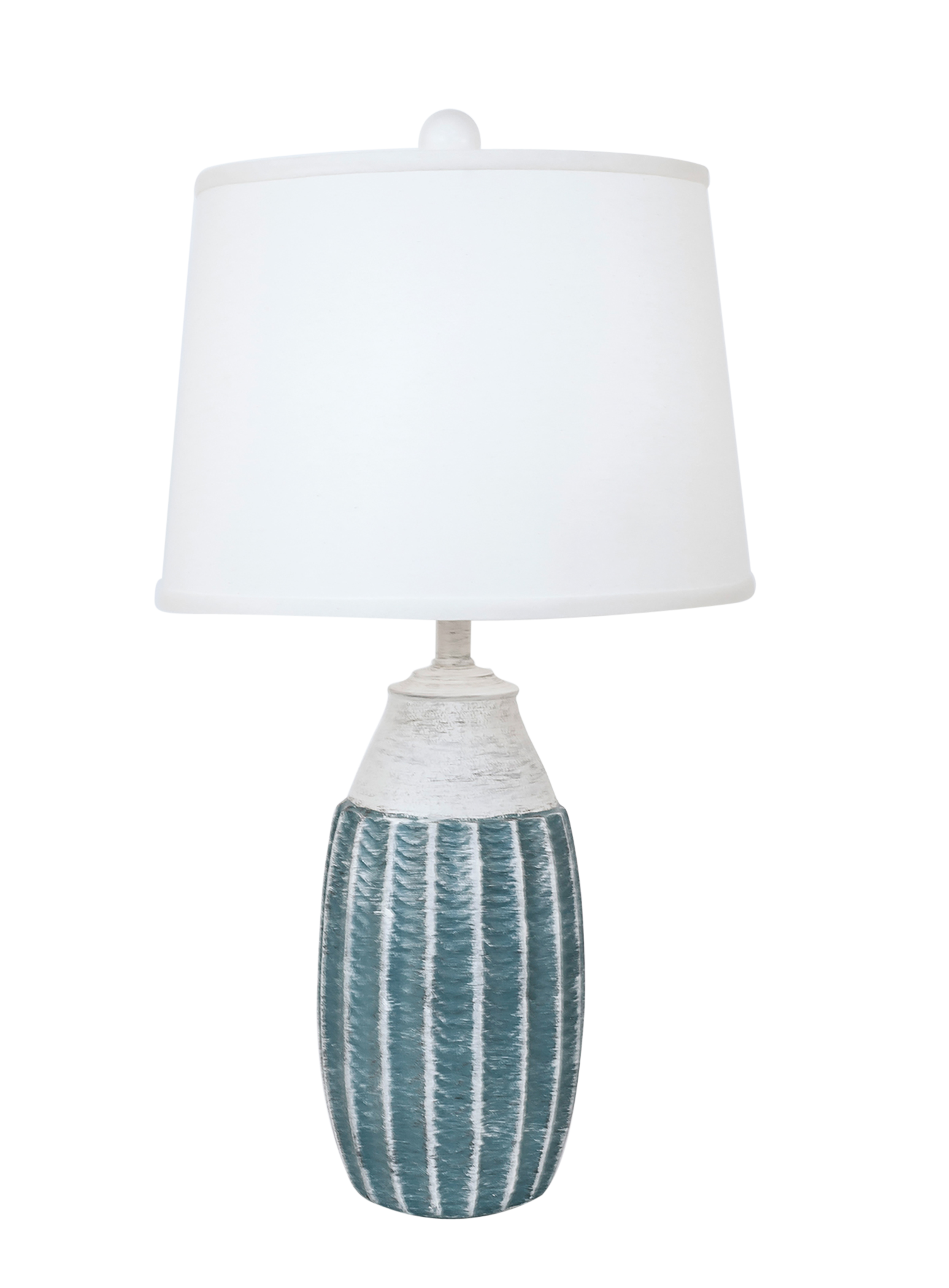 Coast Lamp Manufacturing Coastal Living 26"H Round Louvered Table Lamp