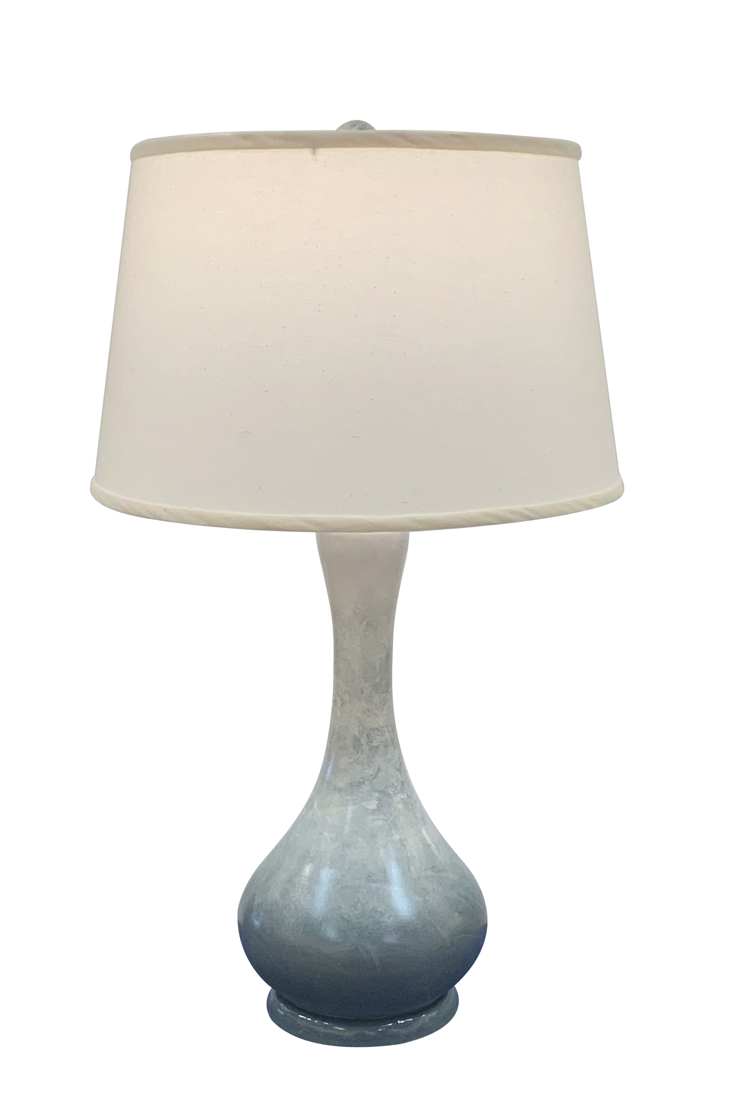 Coast Lamp Manufacturing Coastal Living 28"H Slate Fade Smooth Genie Bottle Table Lamp