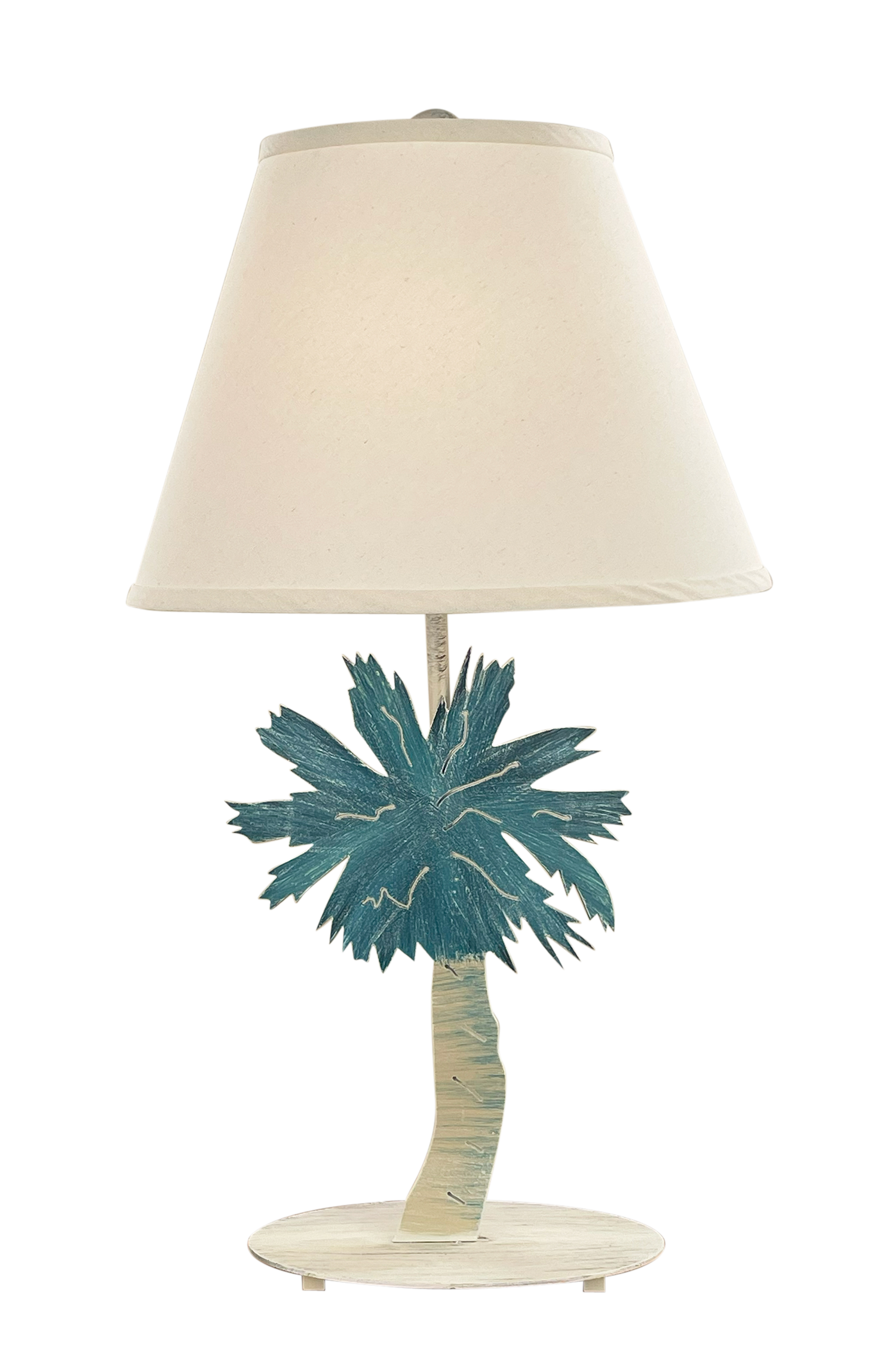 Coast Lamp Manufacturing Coastal Living 29"H Palmetto Iron Palm Tree Table Lamp