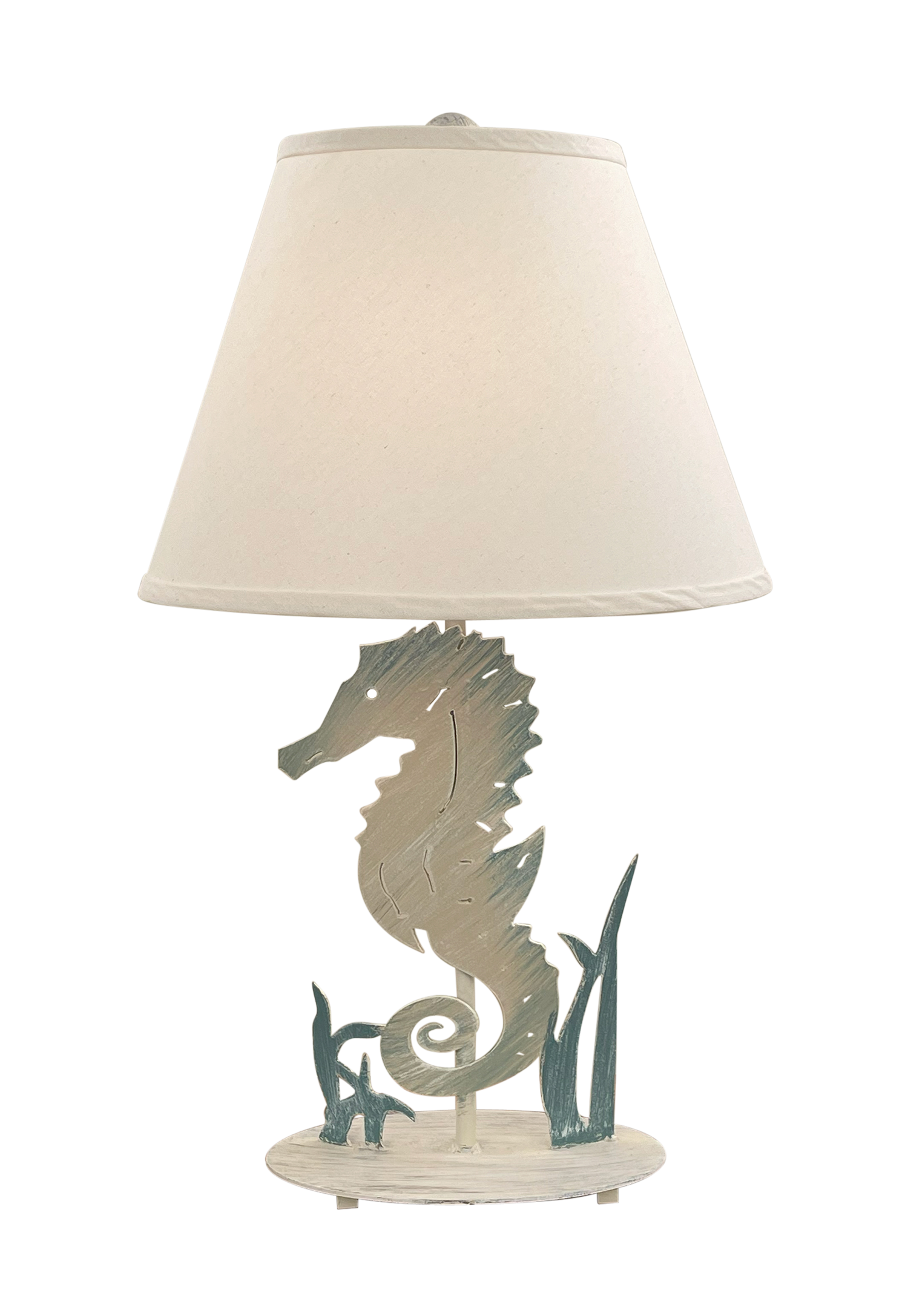Coast Lamp Manufacturing Coastal Living 29"H Reef Iron Seahorse Table Lamp