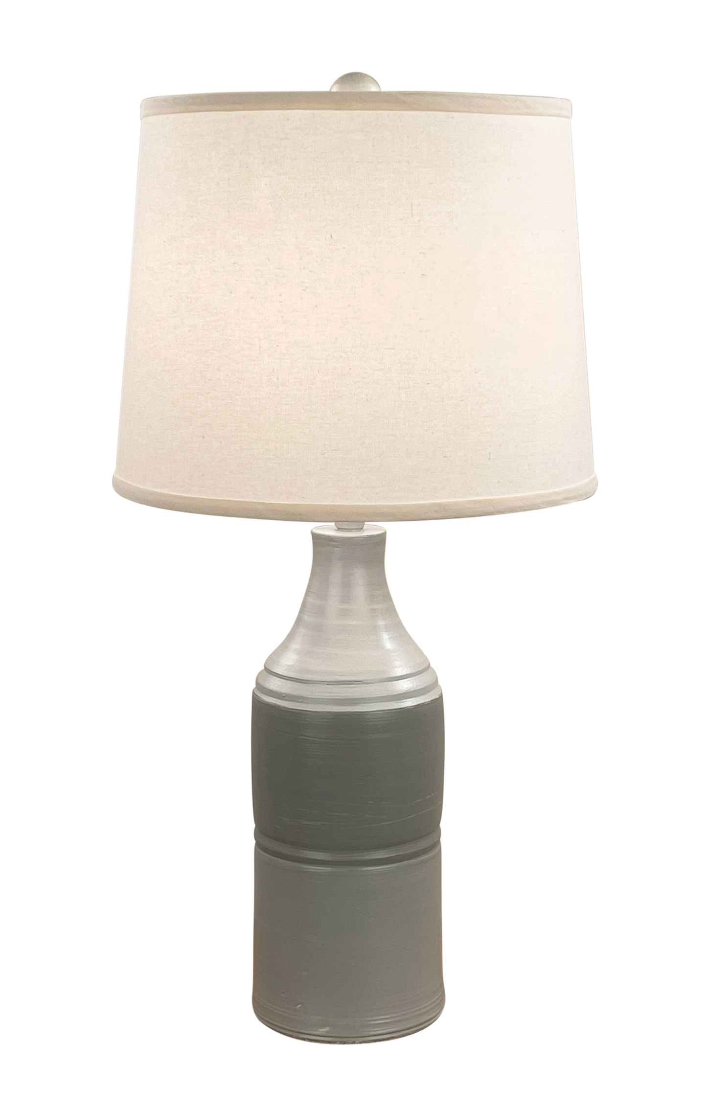 Coast Lamp Manufacturing Coastal Living 29"H Storm Stripe Sectioned Vase Table Lamp