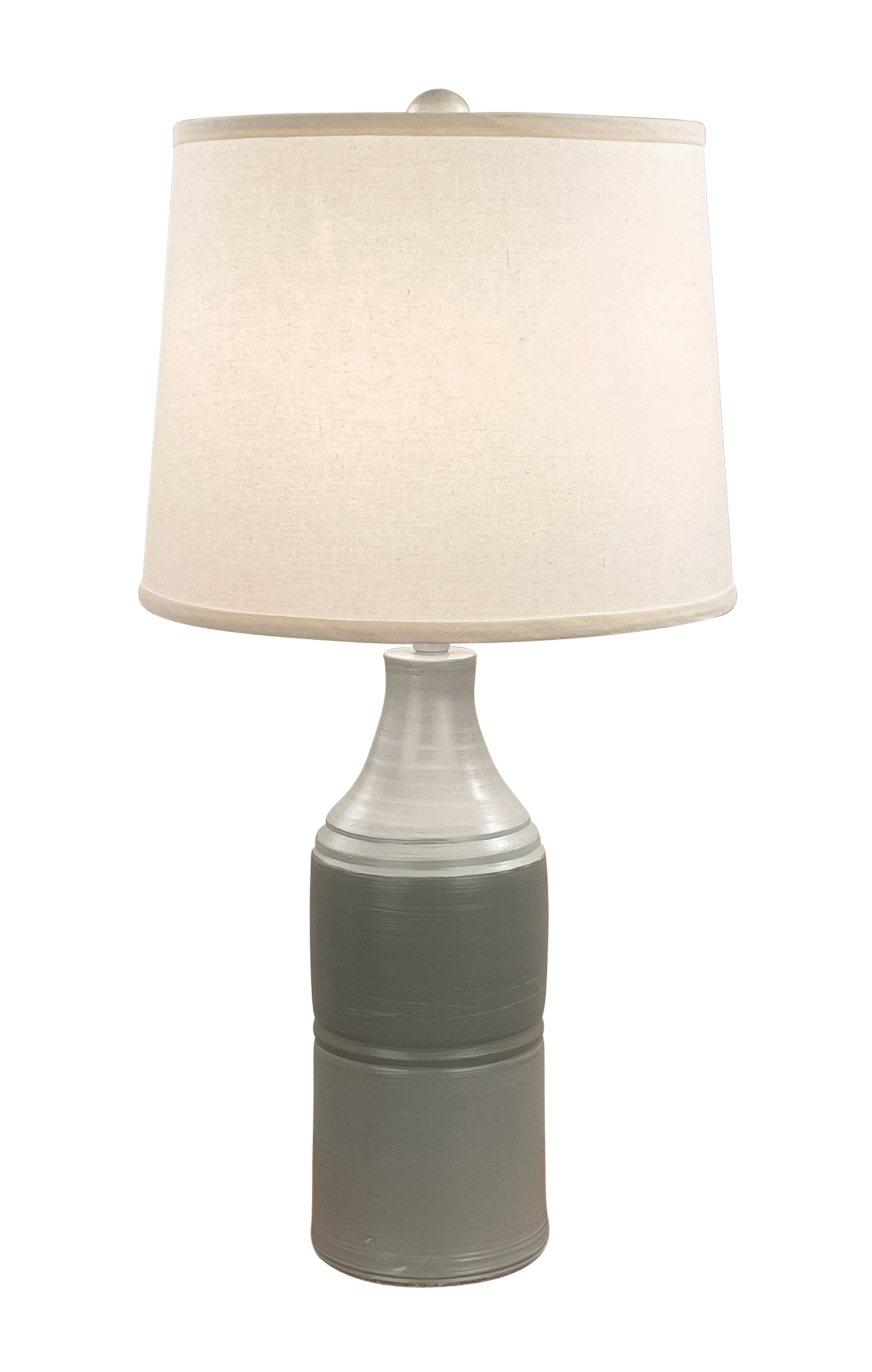 Coast Lamp Manufacturing Coastal Living 29"H Storm Stripe Sectioned Vase Table Lamp