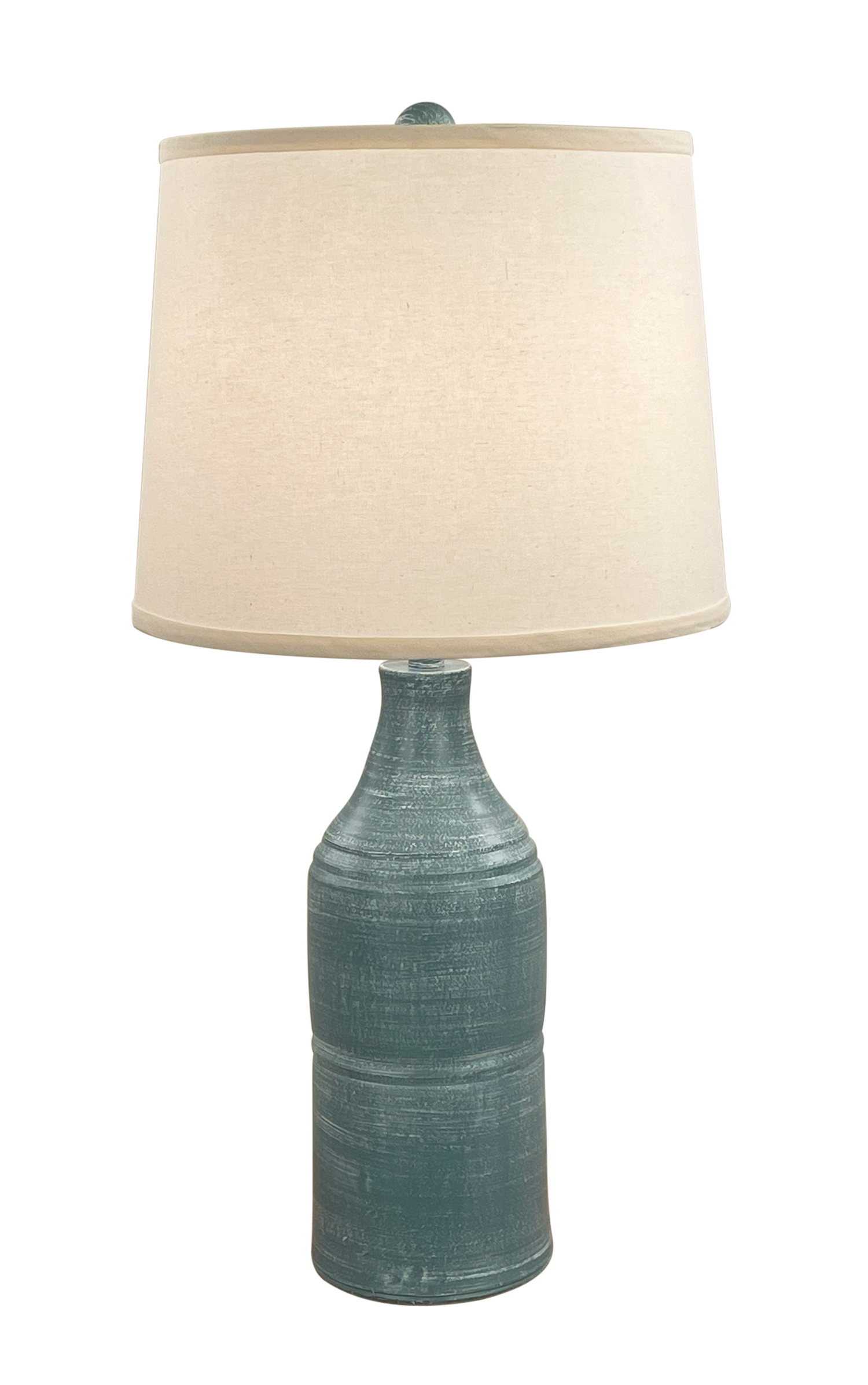 Coast Lamp Manufacturing Coastal Living 29"H Weathered Slate Sectioned Vase Table Lamp