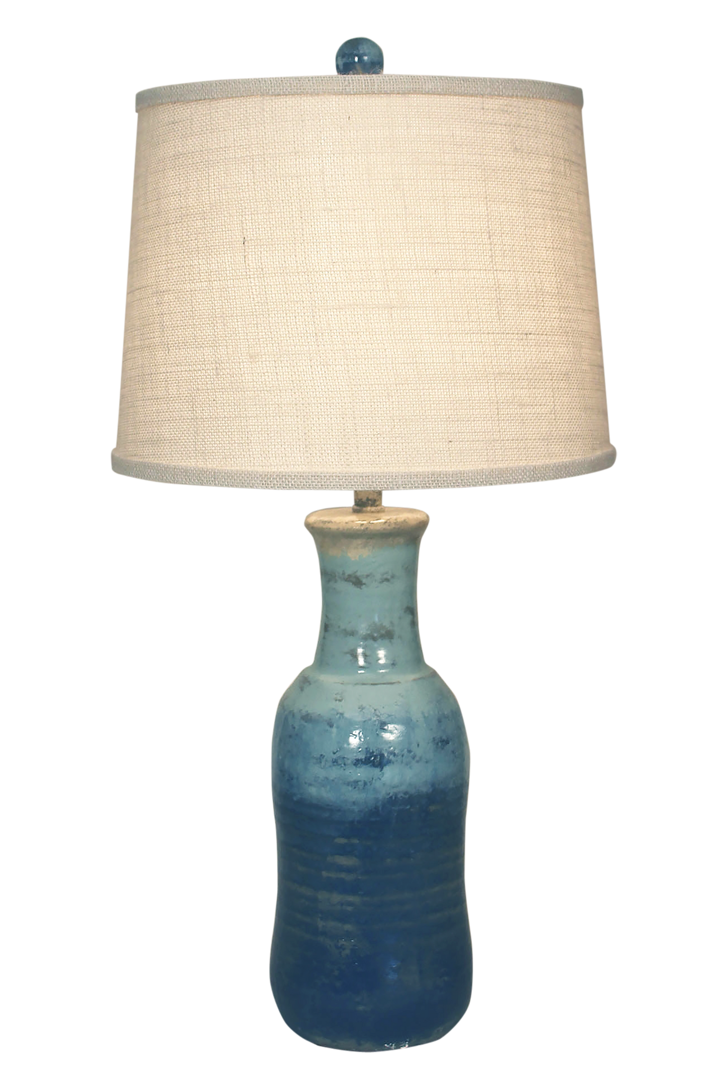 Coast Lamp Manufacturing Coastal Living 30"H Bahama Faux Clay Water Jug Lamp