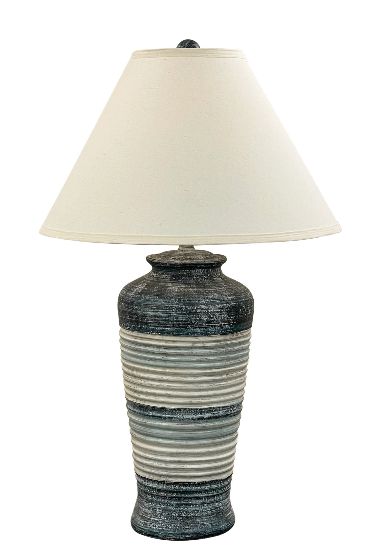 Coast Lamp Manufacturing Coastal Living 30"H Nautical Tall Ribbed Table Lamp