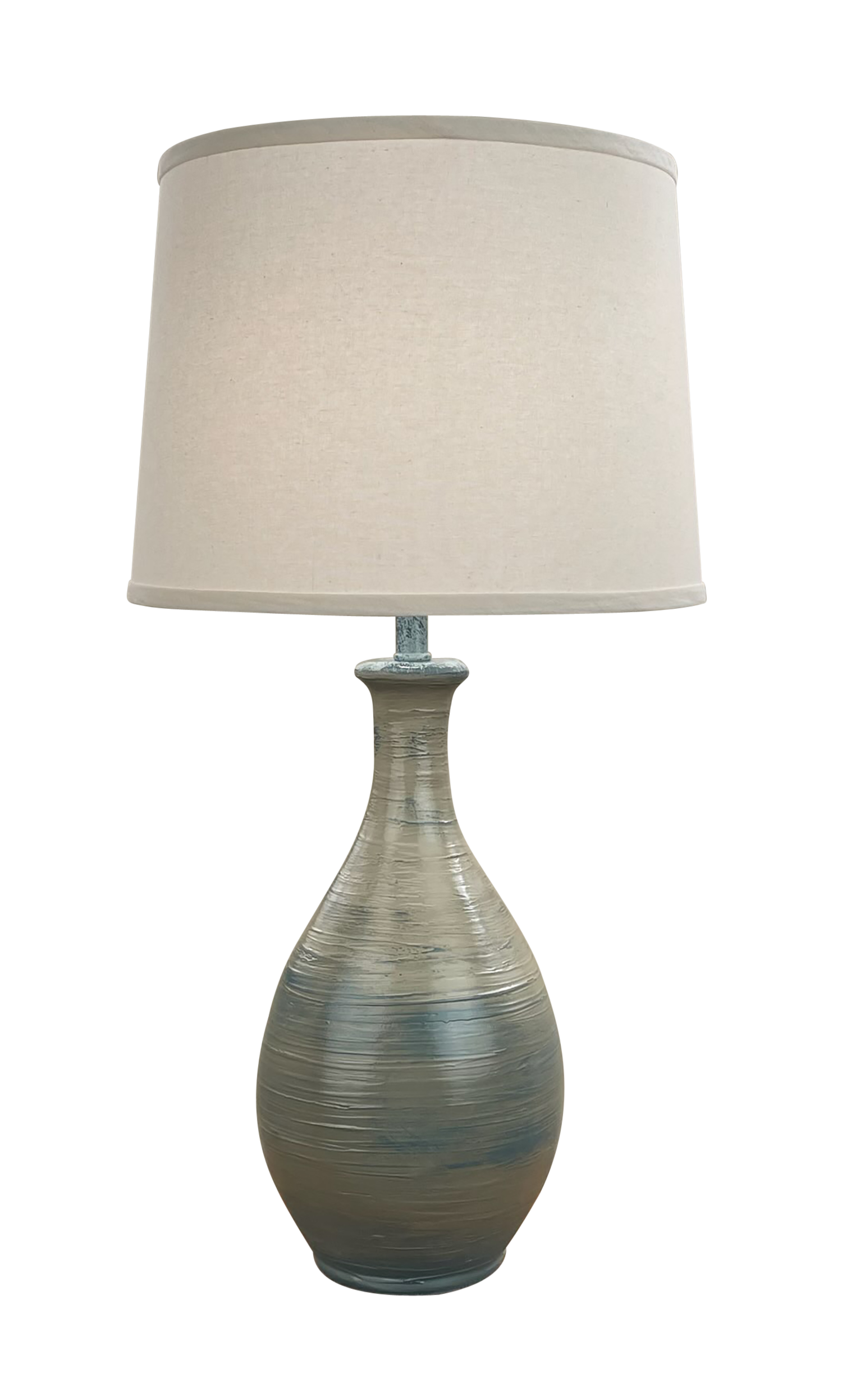 Coast Lamp Manufacturing Coastal Living Outerbanks Ridged Tear Drop Table Lamp