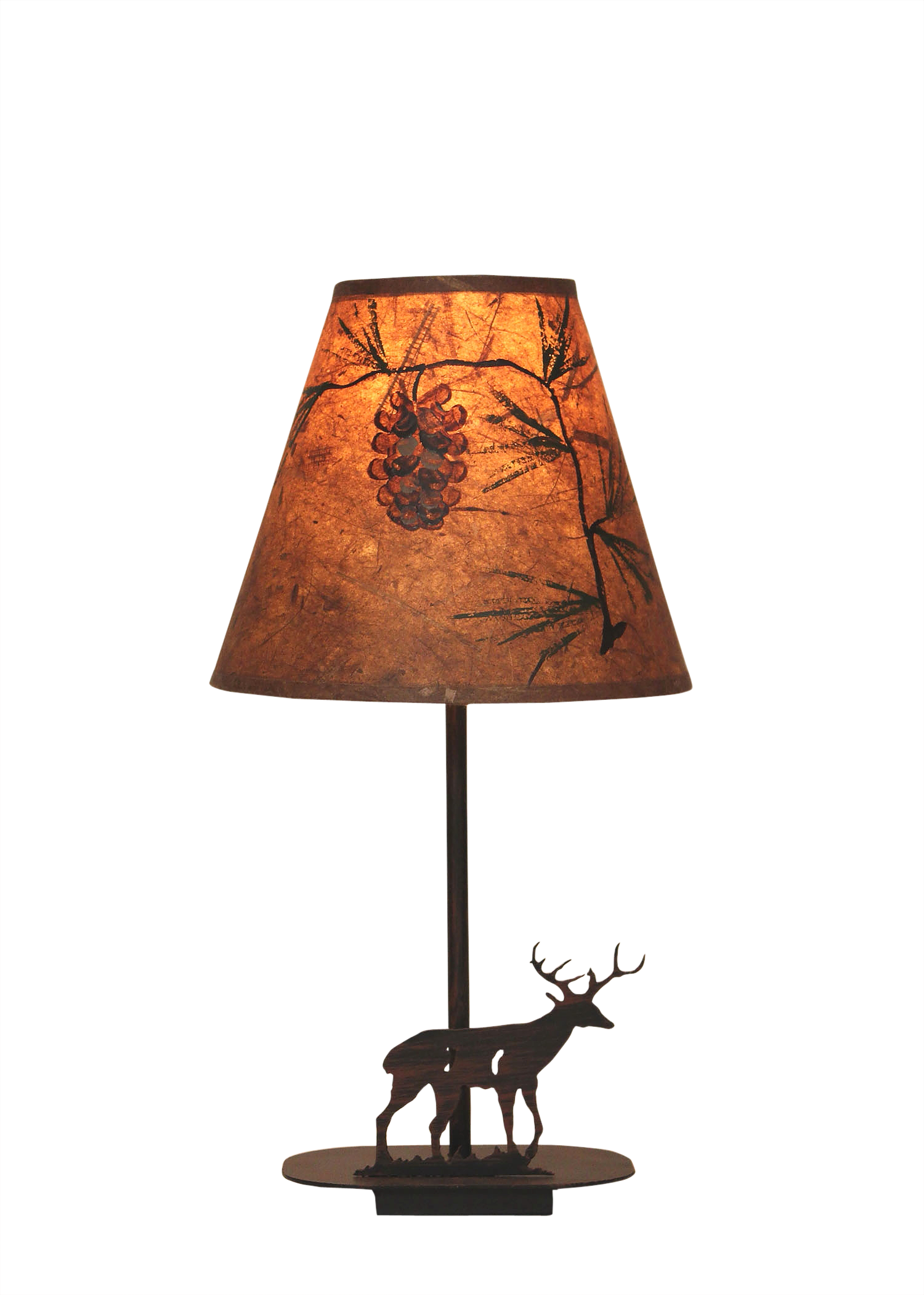 Coast Lamp Manufacturing Rustic Living 17"H Mini Iron Deer Lamp