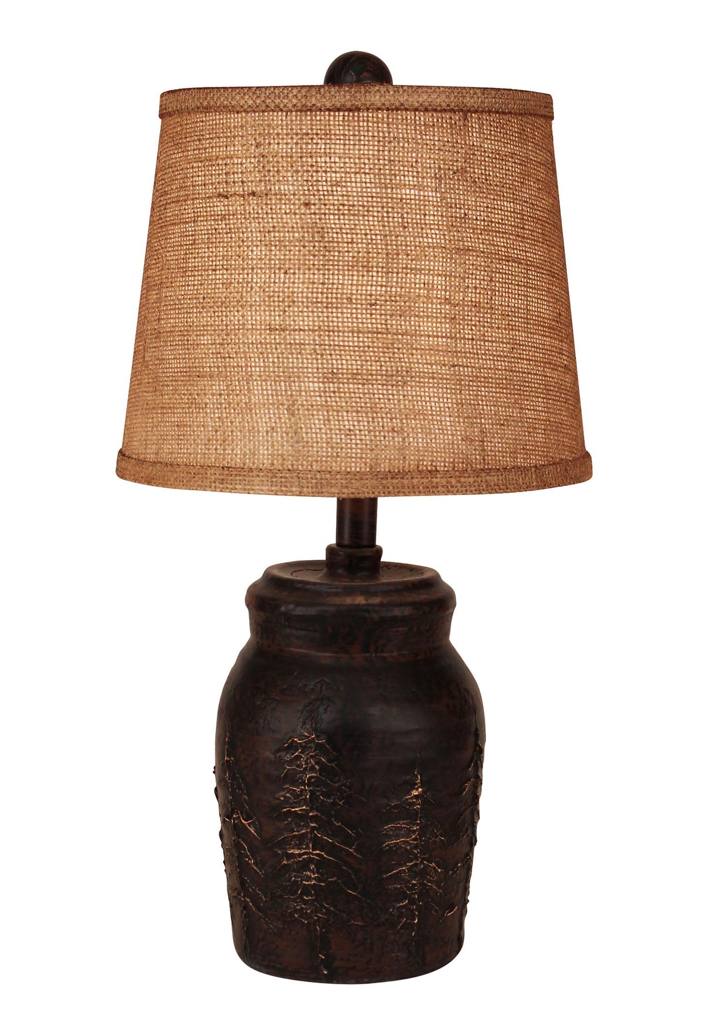 Coast Lamp Manufacturing Rustic Living 20"H Burnt Sienna Mini Pine Tree Accent Lamp