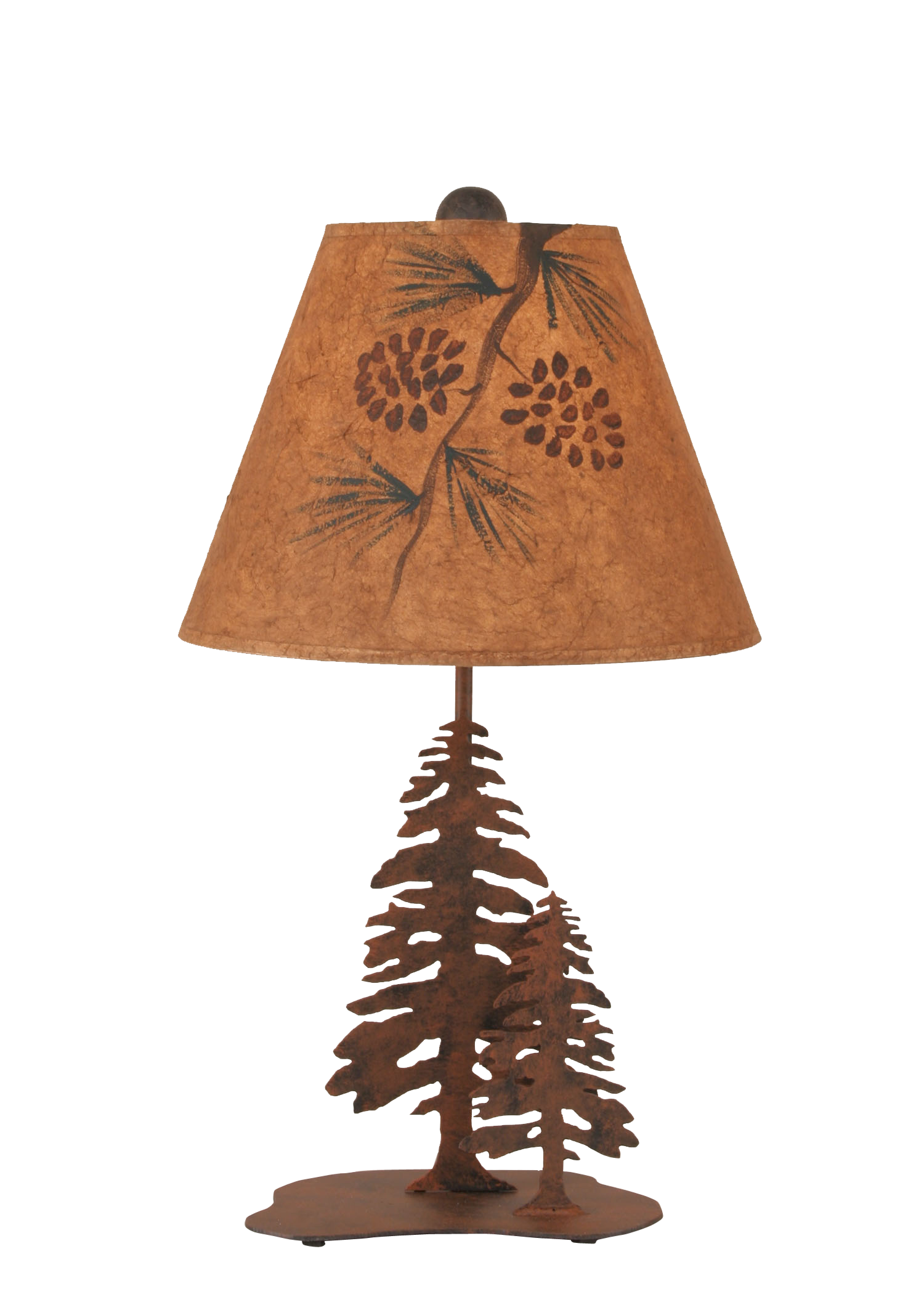 Coast Lamp Manufacturing Rustic Living 22"H Rust 2 Tree Accent Lamp