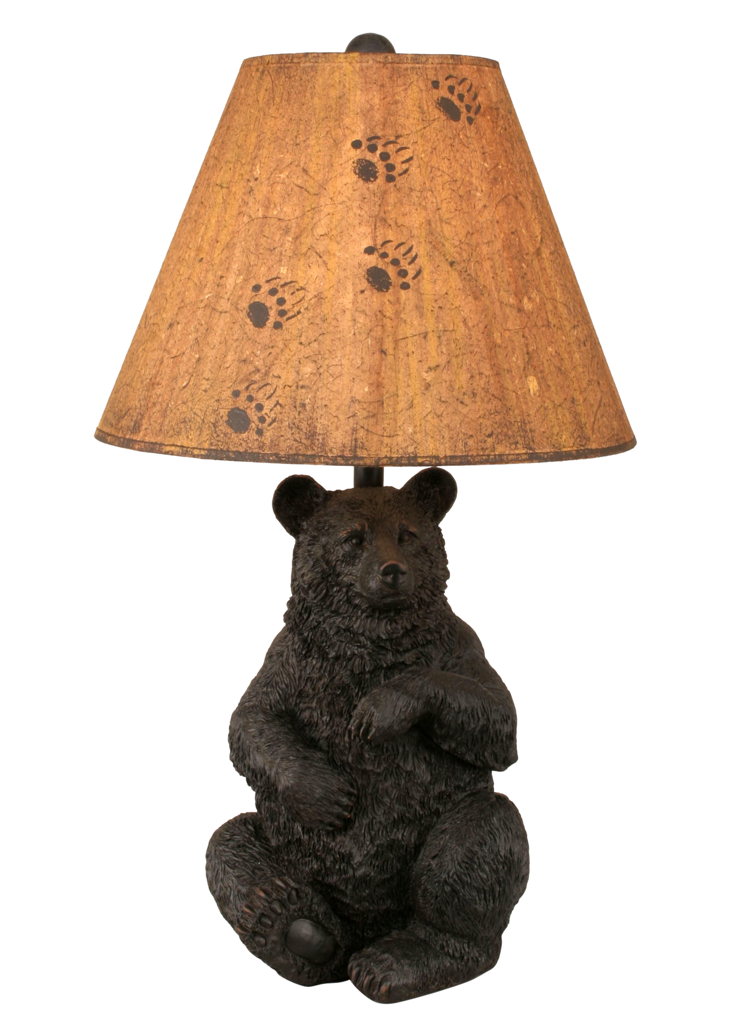 Coast Lamp Manufacturing Rustic Living 28"H Distressed Black Sitting Bear Table Lamp