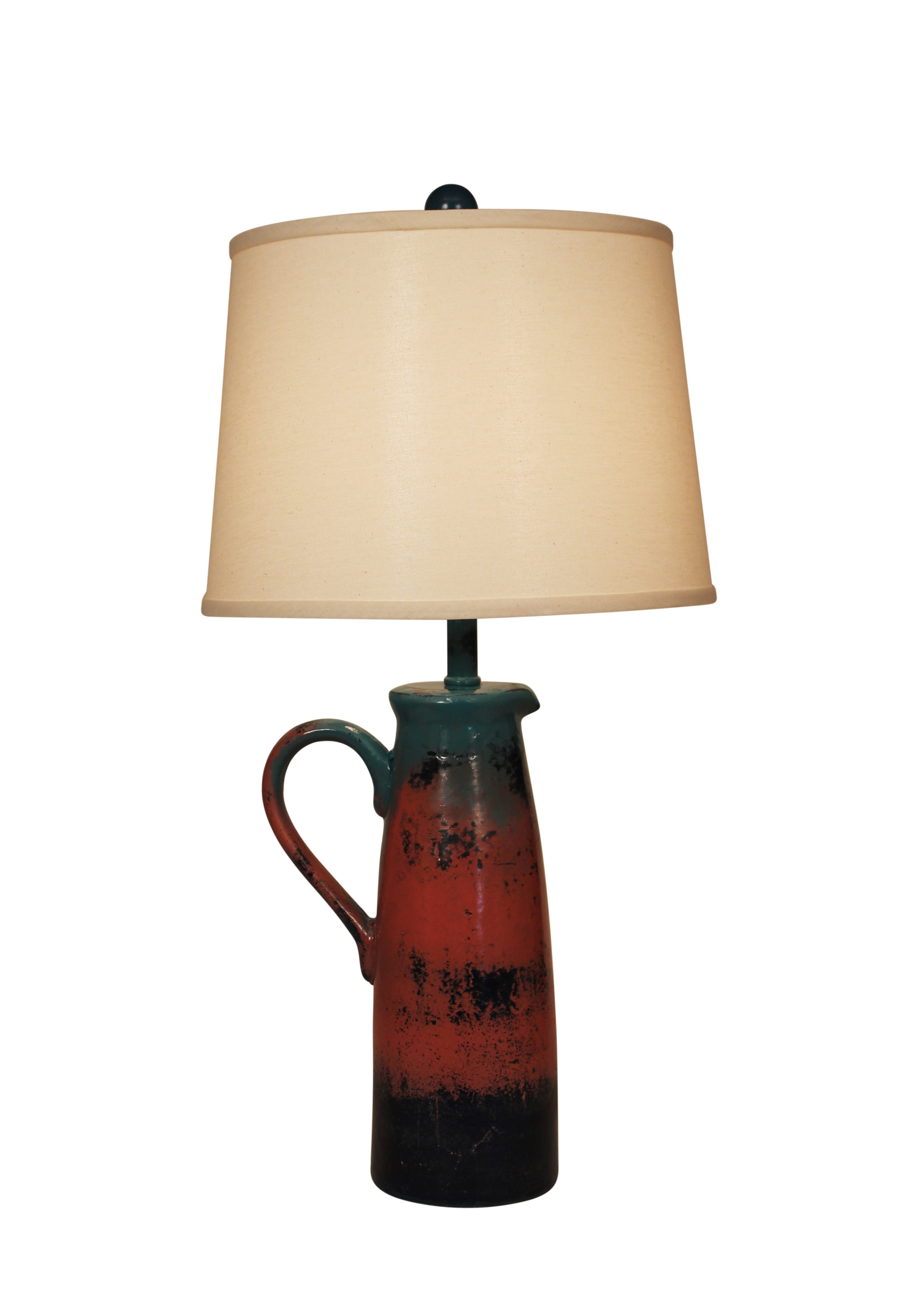 Coast Lamp Manufacturing Rustic Living 28"H Enice Large Handle Pitcher Table Lamp