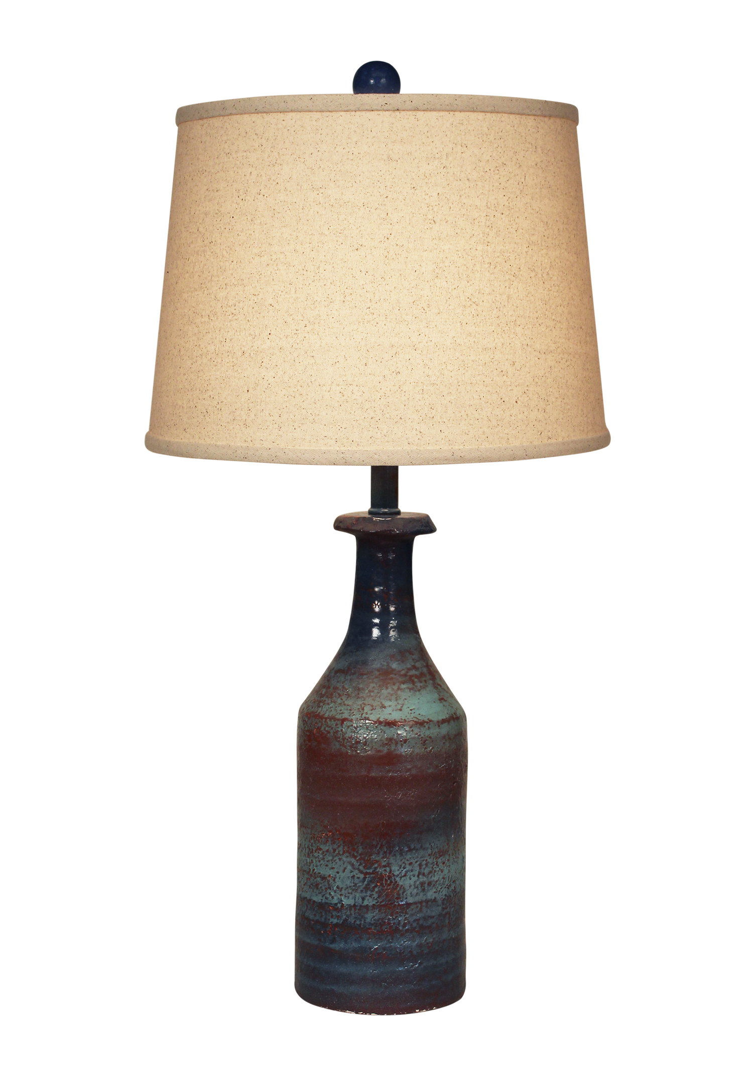 Coast Lamp Manufacturing Rustic Living 28"H Gemstone Tall Textured Table Lamp