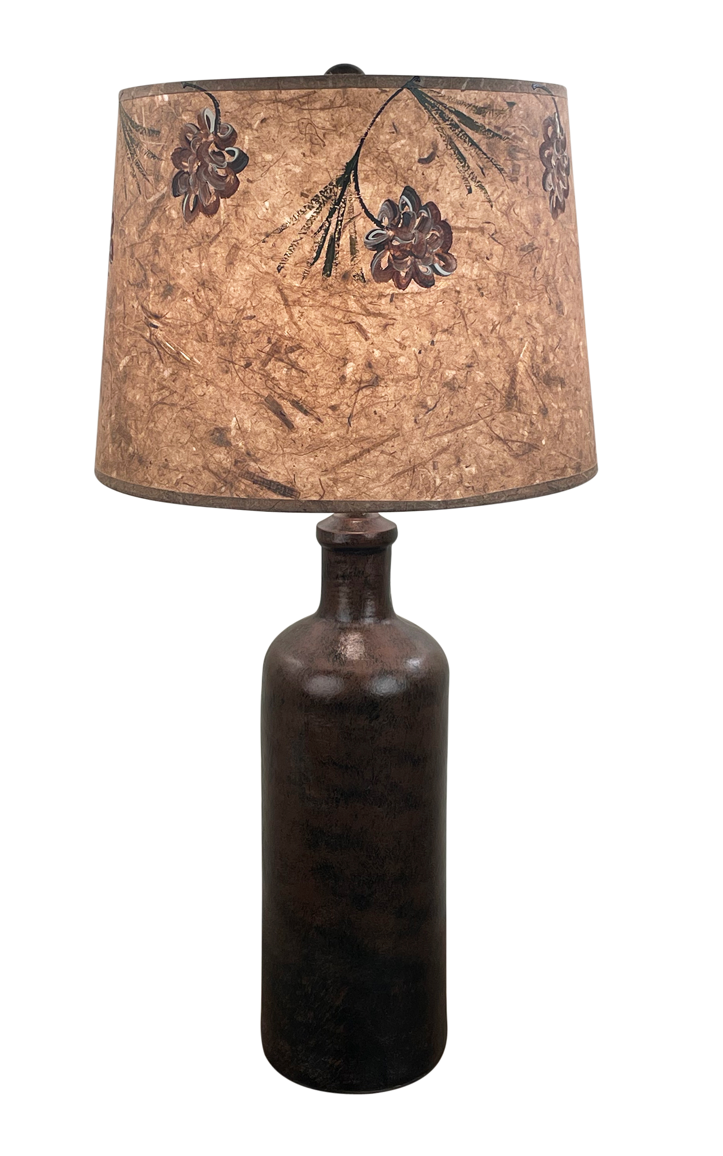 Coast Lamp Manufacturing Rustic Living 31"H Copper Table Jug Table Lamp With Pinecone Shade
