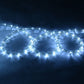 Costway 100' 2 Wires Cool White LED Christmas Decorative Rope Light