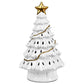 Costway 11' Pre-Lit Ceramic Hollow Christmas Tree with LED Lights