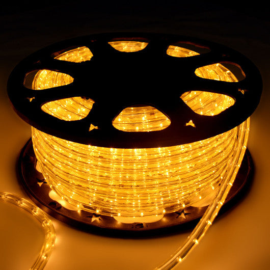 Costway 150' LED Christmas Decoration Rope Light 2 Wire