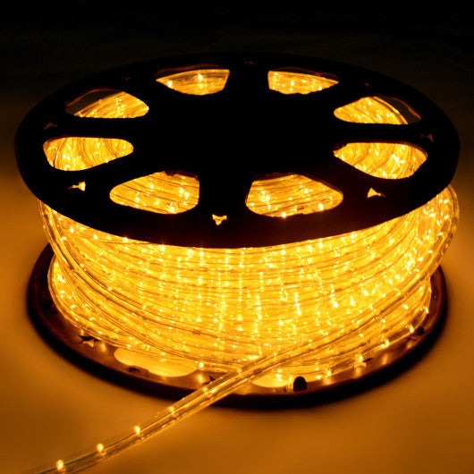 Costway 150' LED Christmas Decoration Rope Light 2 Wire