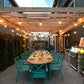 Costway 19.5' LED Outdoor Waterproof Globe String Lights Bulbs