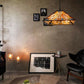 Costway 2-Light Ceiling Tiffany Hanging Lamp with Lamp Shade