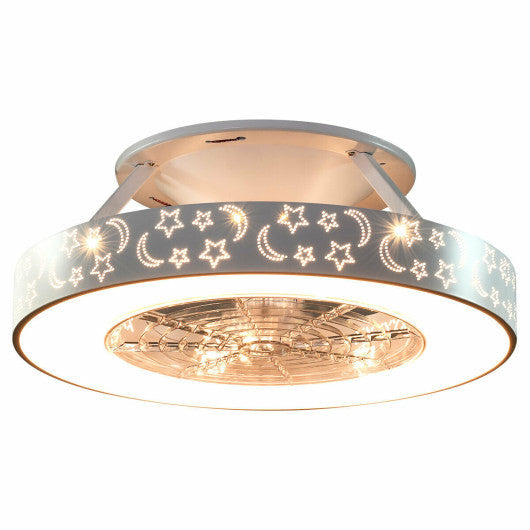 Costway 23" Mount Ceiling Fan with LED Light and Remote Control