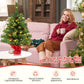 Costway 25" Pre-lit Mini Tabletop Christmas Tree with 50 LED Lights