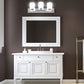Costway 3 Light Glass Wall Sconce Light Lamp with Shade Cover