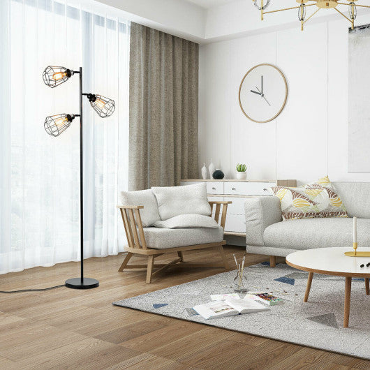 Costway 3-Light Modern Adjustable Tree Floor Lamp