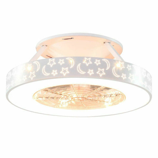 Costway 3-Light Semi Flush Mount Ceiling with Black Finish